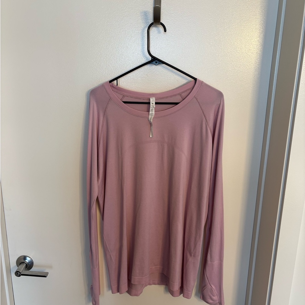 lululemon athletic pink peony Long Sleeve Top